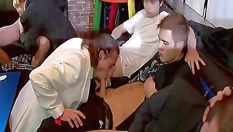 Blonde amateur gets two