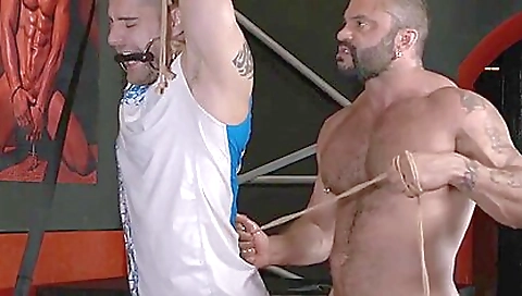 Blonde cutie enjoys a time