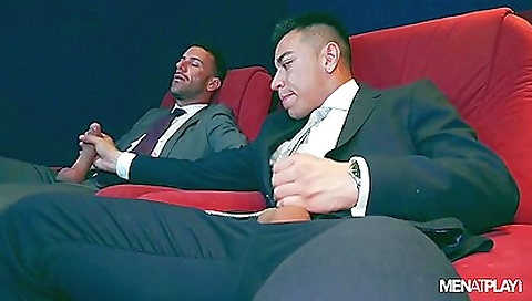 Maske fuck and cum after alexy ass